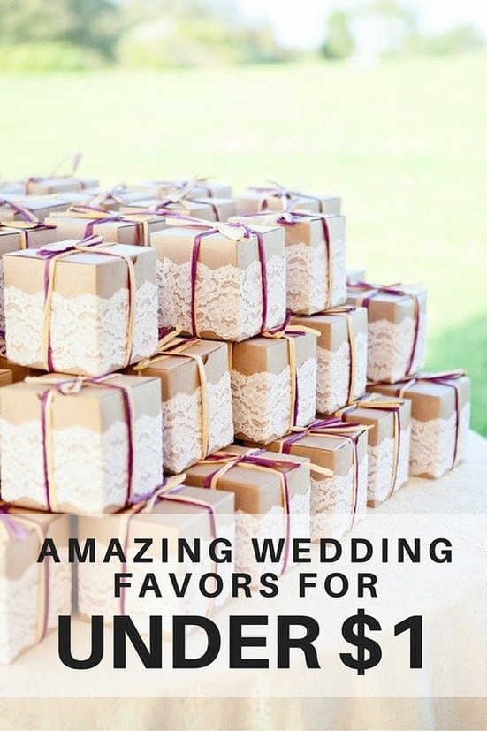 20 Wedding Favors for Less Than $1 (Yes, less than a $1)!
