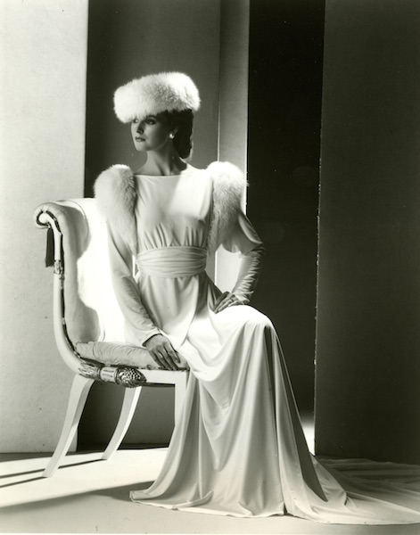 Bridal gown from the fall/winter 1982 collection by Priscilla of Boston