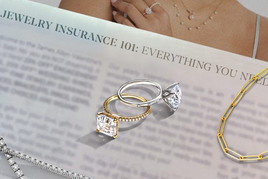 engagement rings on insurance papers