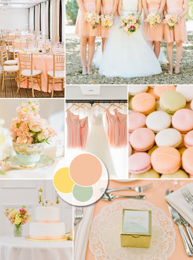 Peachy Keen Wedding Palette