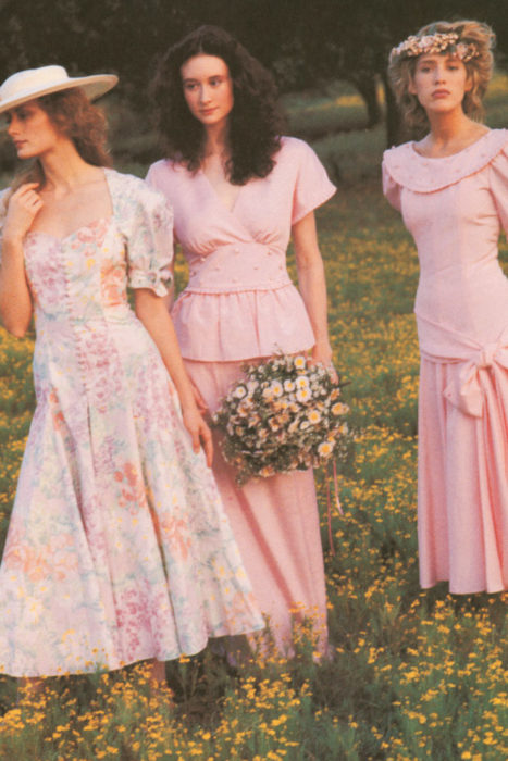 Watters Spring 1989 bridesmaid collection