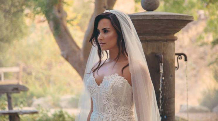 Demi Lovato in her Tell Me You Love Me music video