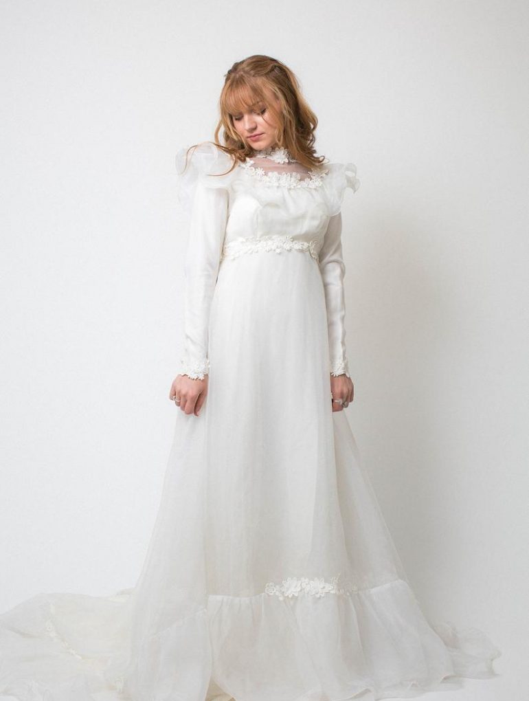 Vintage 1970’s Wedding Dress from Rax Clothing