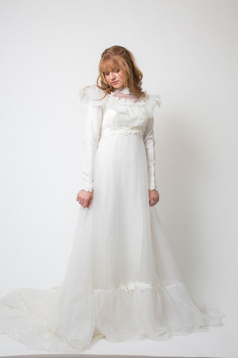 Vintage 1970’s Wedding Dress from Rax Clothing
