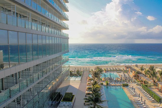 Beach Front View From Secrets The Vine Cancun