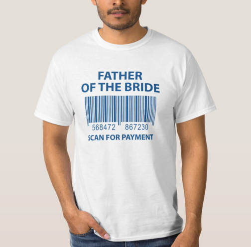 Father of the bride t-shirt