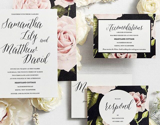 Customized online wedding invitations