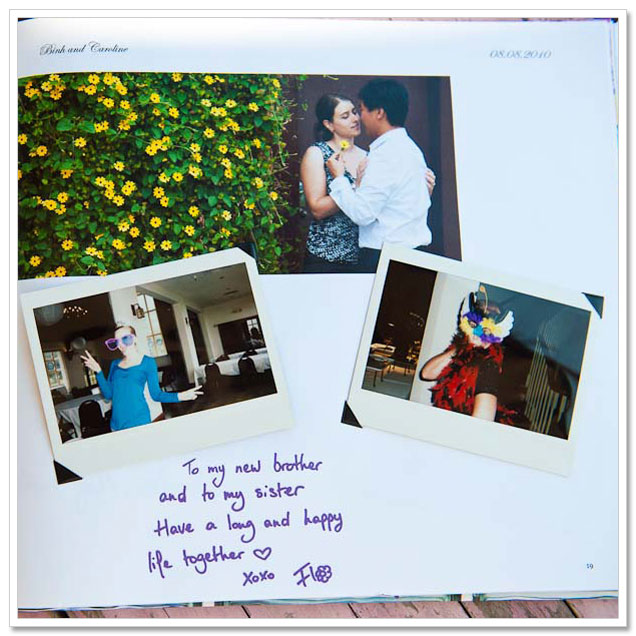 DIY Wedding Guest Books with Instant Film