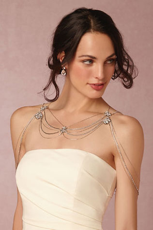 Nika Shoulder Necklace by BHLDN | 5 Fairy Tale Bridal Looks from BHLDN's Fall Collection