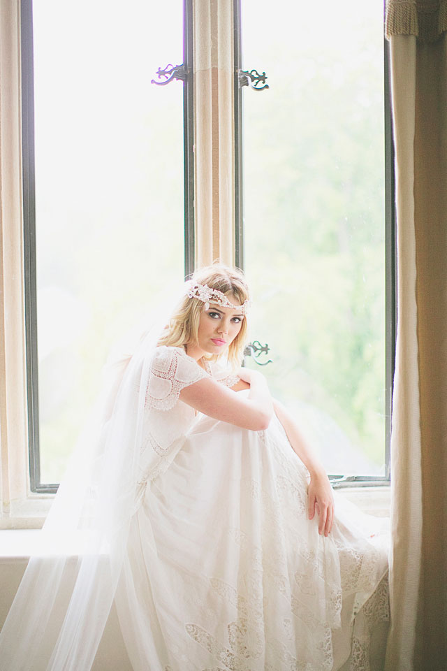 An ethereal and bohemian bridal inspiration shoot at a castle in Ireland | Grace Photography: http://www.gracephotographyni.com