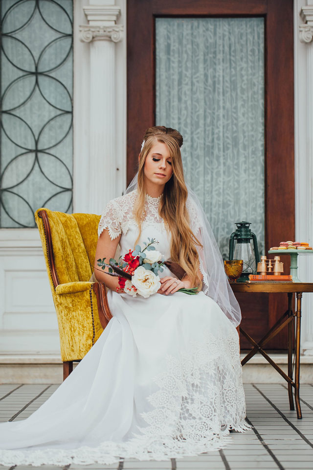 Quirky Wes Anderson styled bridals inspired by indie films by Jessica Rambo Photography