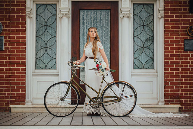 Quirky Wes Anderson styled bridals inspired by indie films by Jessica Rambo Photography