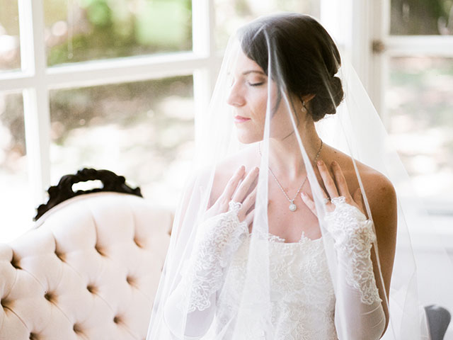 Delicate and feminine brunch inspired bridals by Peaches & Twine Photography