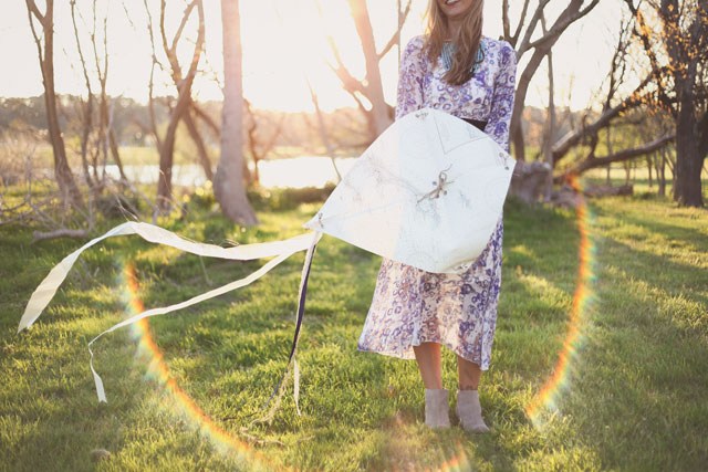 Free-spirited bohemian styled bridal portraits featuring a floral dress and Pantone's Rose Quartz and Serenity by Sarah Murray Photography