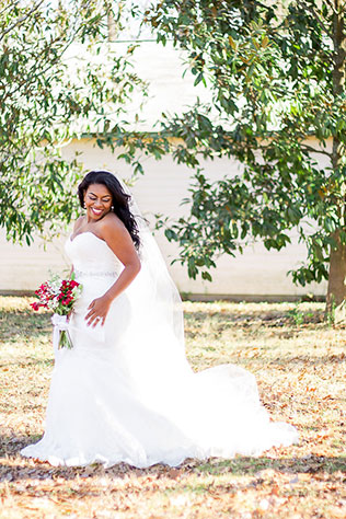Gorgeous and glam bridal portraits in Atlanta at the W at Jonesboro by Shannon Ford Photography