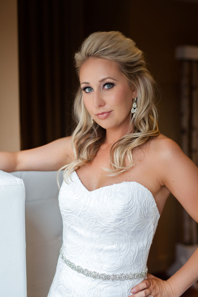 Elegant and glamorous bridal portraits at the Four Seasons Denver by Ashley Kidder