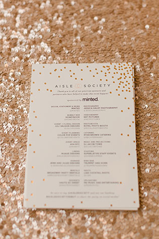 Aisle Society Debut Sponsored by Minted #aislesocietydebut | Jessica Haley Photography: http://jessicahaley.com