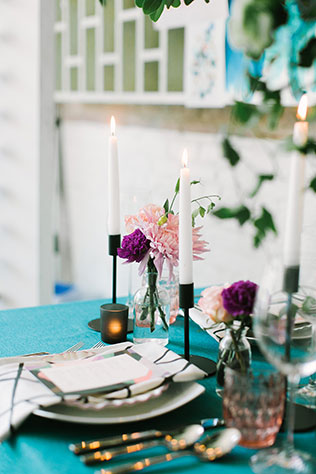 Colorful Whimsy - The Aisle Society Experience presented by Minted | Photos by Alea Lovely Photography | Planning & Design by Michelle Edgemont
