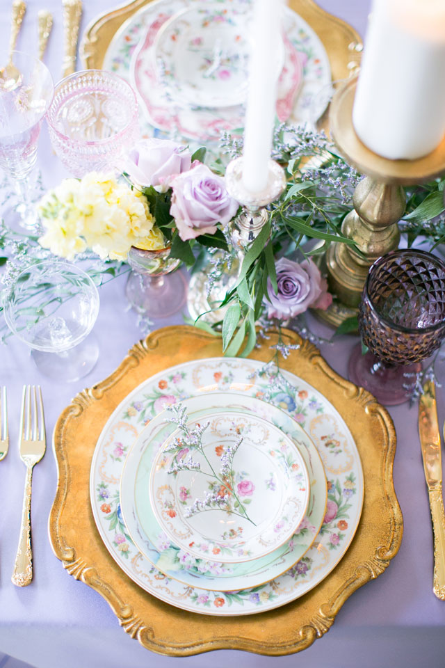 A glamorous Marie Antoinette wedding inspiration shoot at a historic mansion in Denver by Amy Caroline Photography