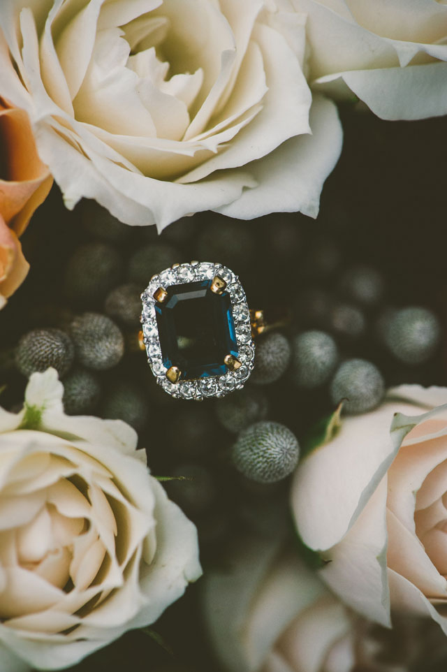 A richly hued zodiac wedding styled shoot in navy blue and gold | April and Paul: http://www.aprilandpaul.com | Lovegood Wedding & Event Rentals: http://www.lovegoodweddings.com