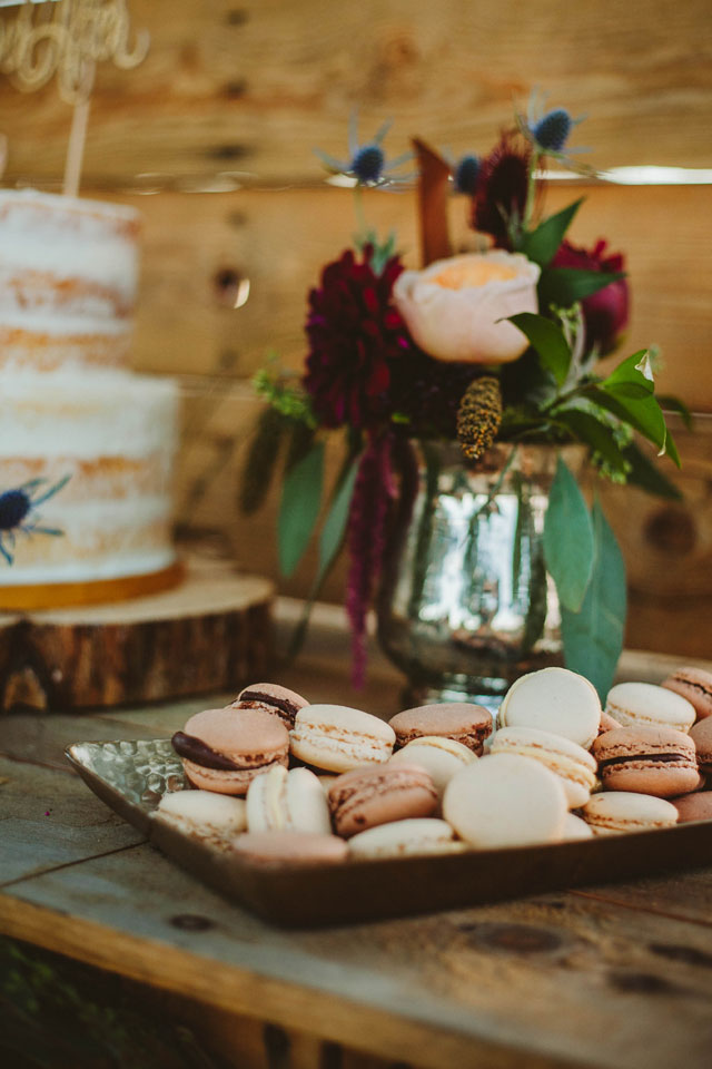 A jewel-toned moody mountaintop wedding styled shoot with a cigar bar | Bared Soul Photography: http://baredsoulphoto.com