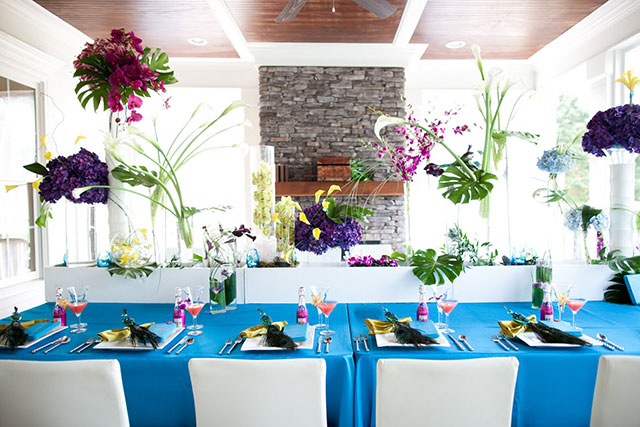 A styled shoot blending Southern charm and island style | Robin Lin Photography: robinlinphotography.com