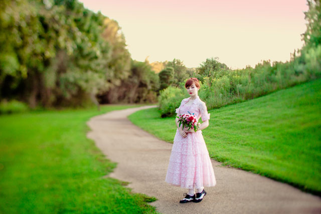 A two-part retro wedding inspiration shoot including ideas for an aqua and pink engagement and wedding | Brides & Dolls: bridesanddolls.com