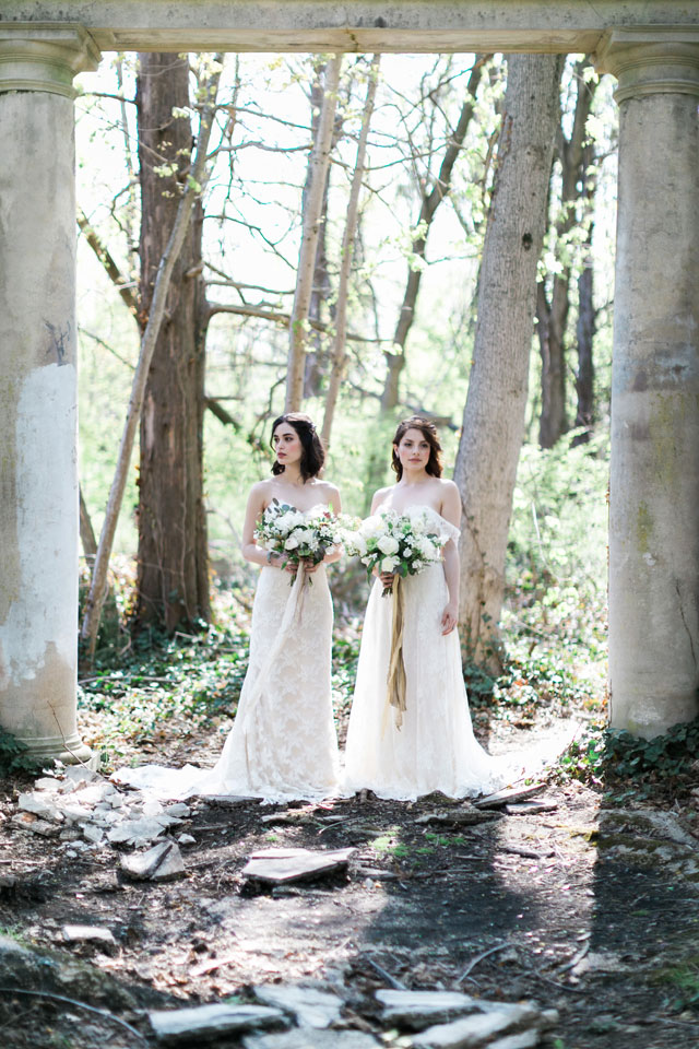 An ethereal woodlands styled shoot inspired by the duality of the Gemini twins | Cadence Kennedy Photography Collection: http://www.cadencekennedy.com | Orchard + Broome: http://www.orchardnbroome.com