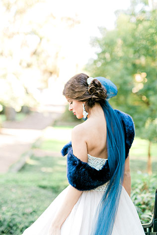 A midnight glam wedding styled shoot in historic Savannah by Catherine Ann Photography