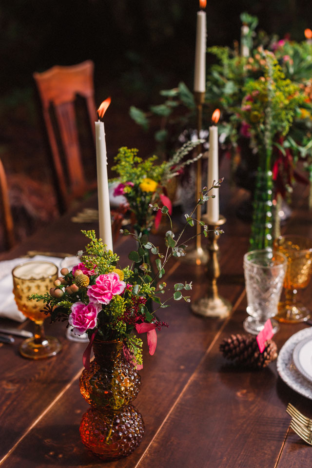 A Wes Anderson inspired enchanted woodland styled shoot in rich fall colors by Chelsea Renay and Runway Events