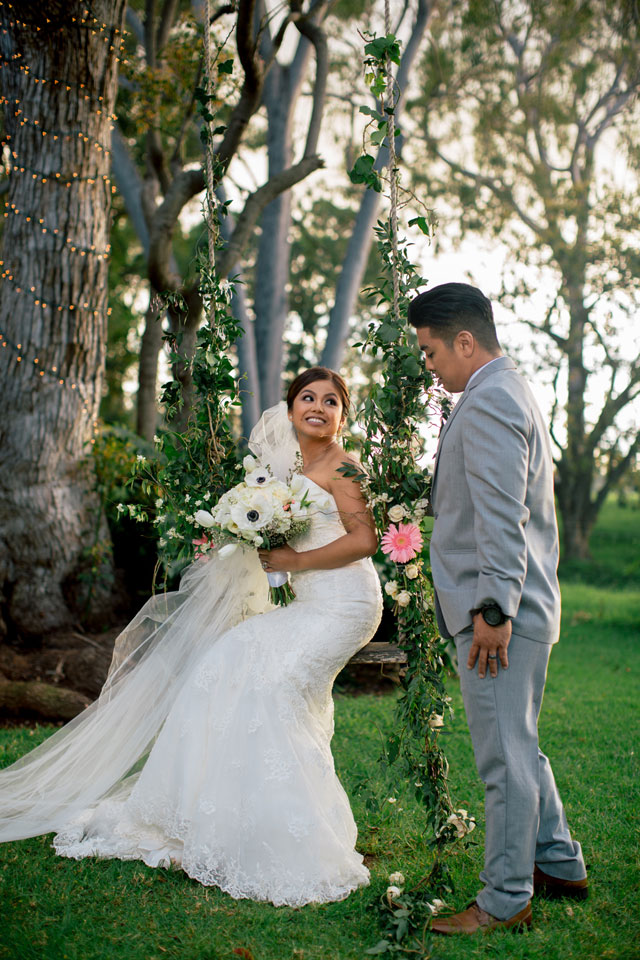 A decadent vintage wedding inspiration shoot on Maui at a Hawaiian plantation house and estate | Chris J. Evans Photography: http://www.cjevansphotography.com
