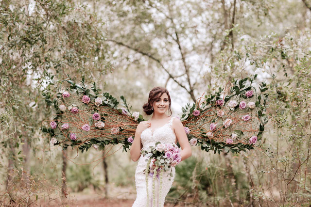 A styled shoot inspired by the love of the fallen, with an elegant lavender and white color palette, by Daylin Lavoy Photography and Modern Chic & Shabby Events by Joe-Annie