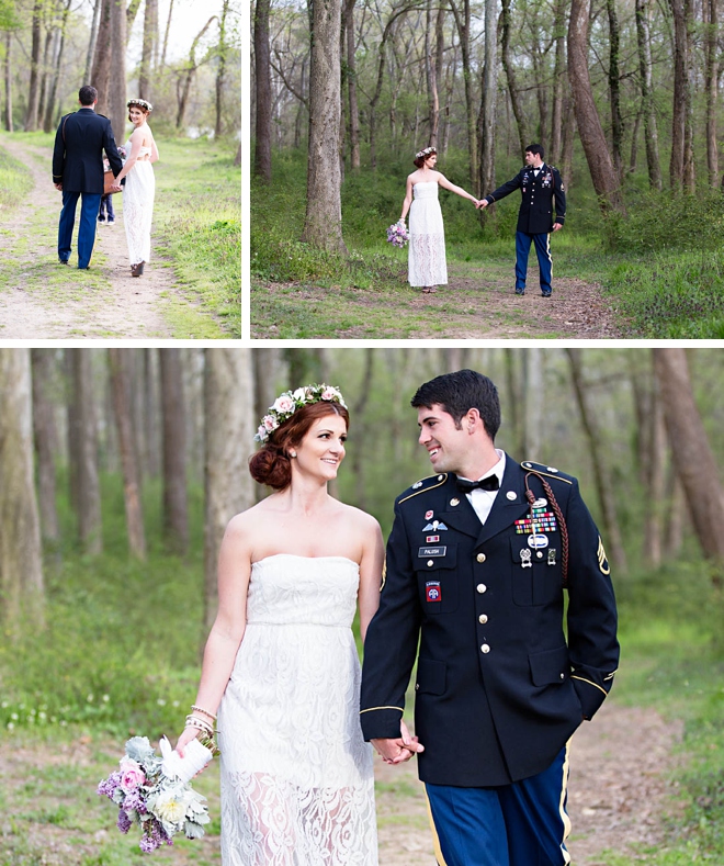 A Military Couple's Styled Wedding Shoot by Erin Costa Photography on ArtfullyWed.com