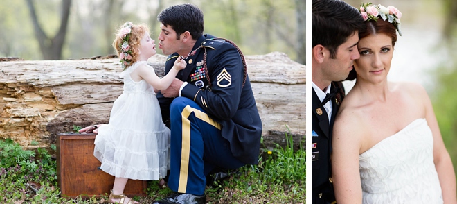 A Military Couple's Styled Wedding Shoot by Erin Costa Photography on ArtfullyWed.com