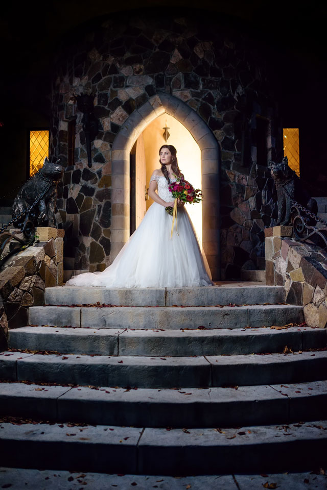 A fairy tale Beauty and the Beast wedding inspiration shoot in Lobo Castle by f27 Photography
