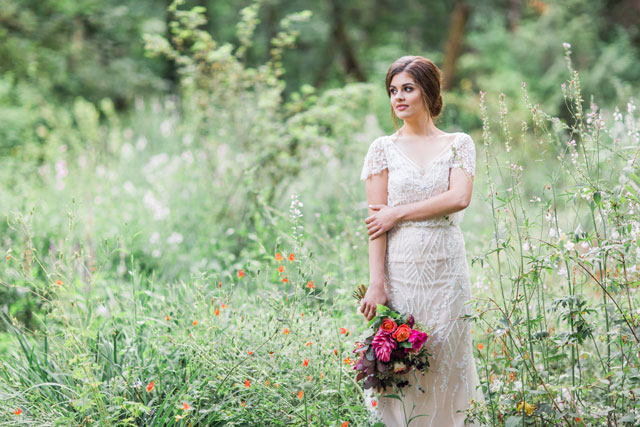 A romantic garden wedding inspiration shoot at Deepwood Historic Estates by Gina Neal Photography