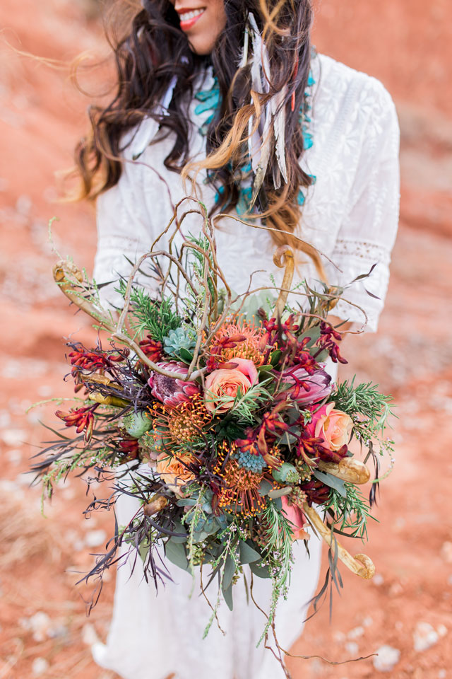 A Southwest soiree in the Gloss Mountains in Oklahoma with bohemian details by Hazel and Haze Photography
