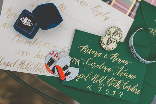 A Guinness inspired wedding styled shoot with vintage decor, plaid details and all things beer by Images by Amber Robinson