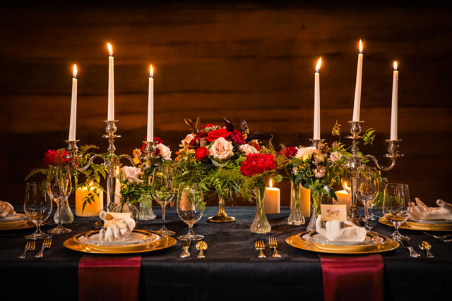 The edgy details in this darkly romantic fall Victorian styled shoot by Jaclyn Schmitz Photography are perfect for a non-traditional Halloween celebration