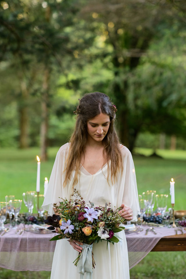 A nine muses wedding styled shoot with romantic Grecian details by Jessie Holloway Photography