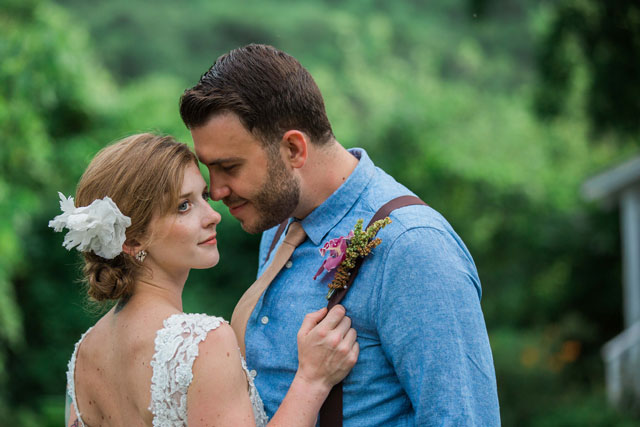 A colorful artist retreat wedding styled shoot in the Catskills by Kamp Weddings