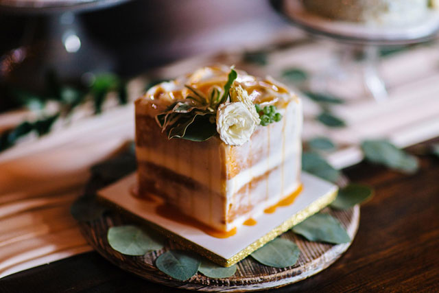 A gorgeous and intimate Italian inspired wedding styled shoot with gourmet food, an incredible display of multiple wedding cakes, and a lush tablescape by Kevin Paul Photography and Marie Rose Events