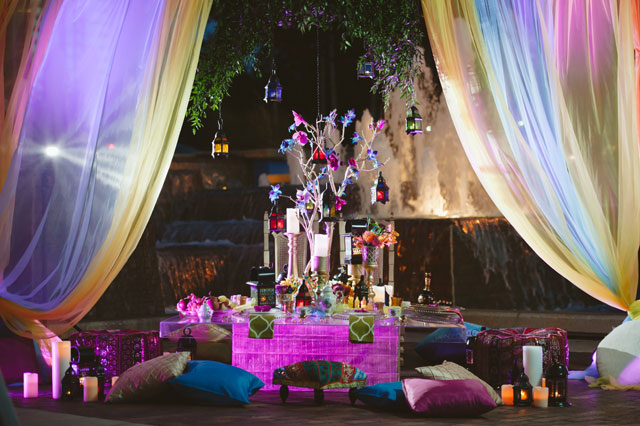 Moroccan Sunset Wedding Inspiration at The Big Fake Wedding San Diego ⋆  Ruffled