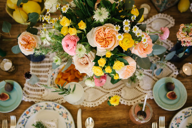 A vibrant and beautiful styled shoot inspired by The Amalfi Coast | LewChan Photography: lewchan.com