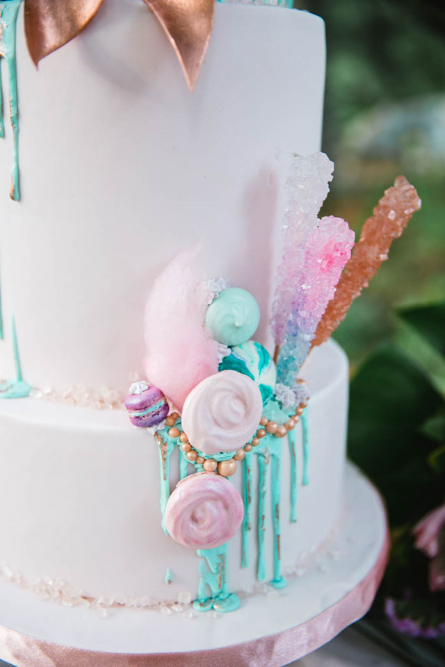 Let Them Eat Cake, a whimsical and pastel dessert filled wedding styled shoot by Linger Photography