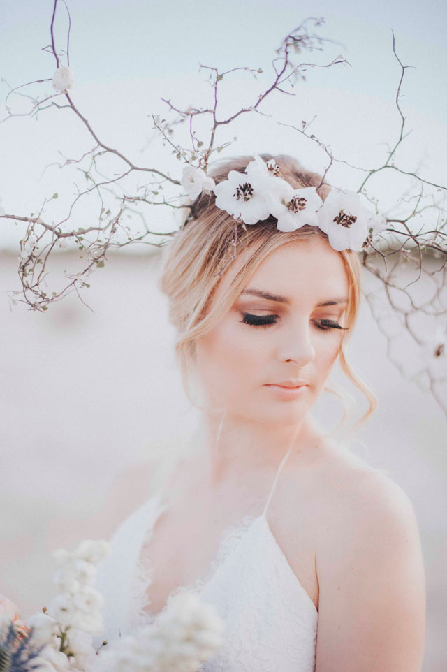 A romance at dusk styled shoot at the salt lakes in Western Australia by LoveHer Photography