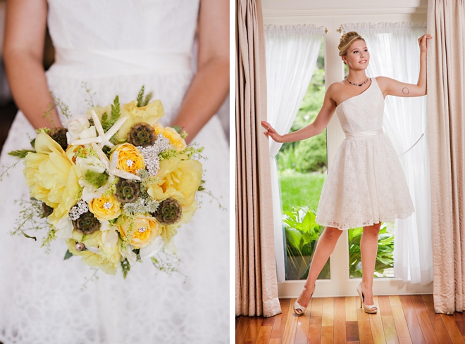 Scituate Beach Wedding Inspiration Shoot by Nicole Chan Photography on ArtfullyWed.com