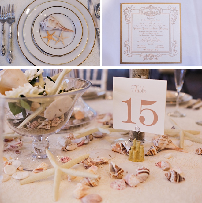 Scituate Beach Wedding Inspiration Shoot by Nicole Chan Photography on ArtfullyWed.com