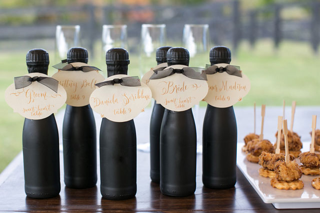 A classic and timeless black and gold horse farm wedding styled shoot by Nicole Taylor Photography