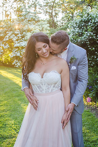An heirloom inspired romantic wedding styled shoot featuring treasured family pieces and a delicate palette of blush and cream by Rachel Betson Photography